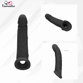 Silicone penis extending sleeve on Kaamastra